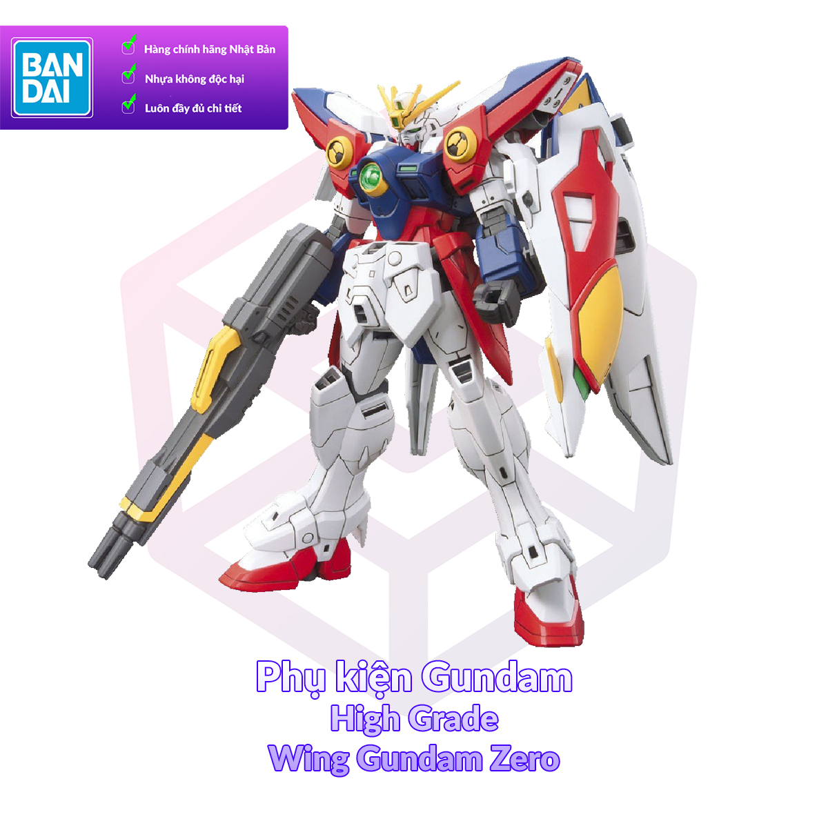 Mô Hình Lắp Ráp Bandai High Grade Wing Gundam Zero