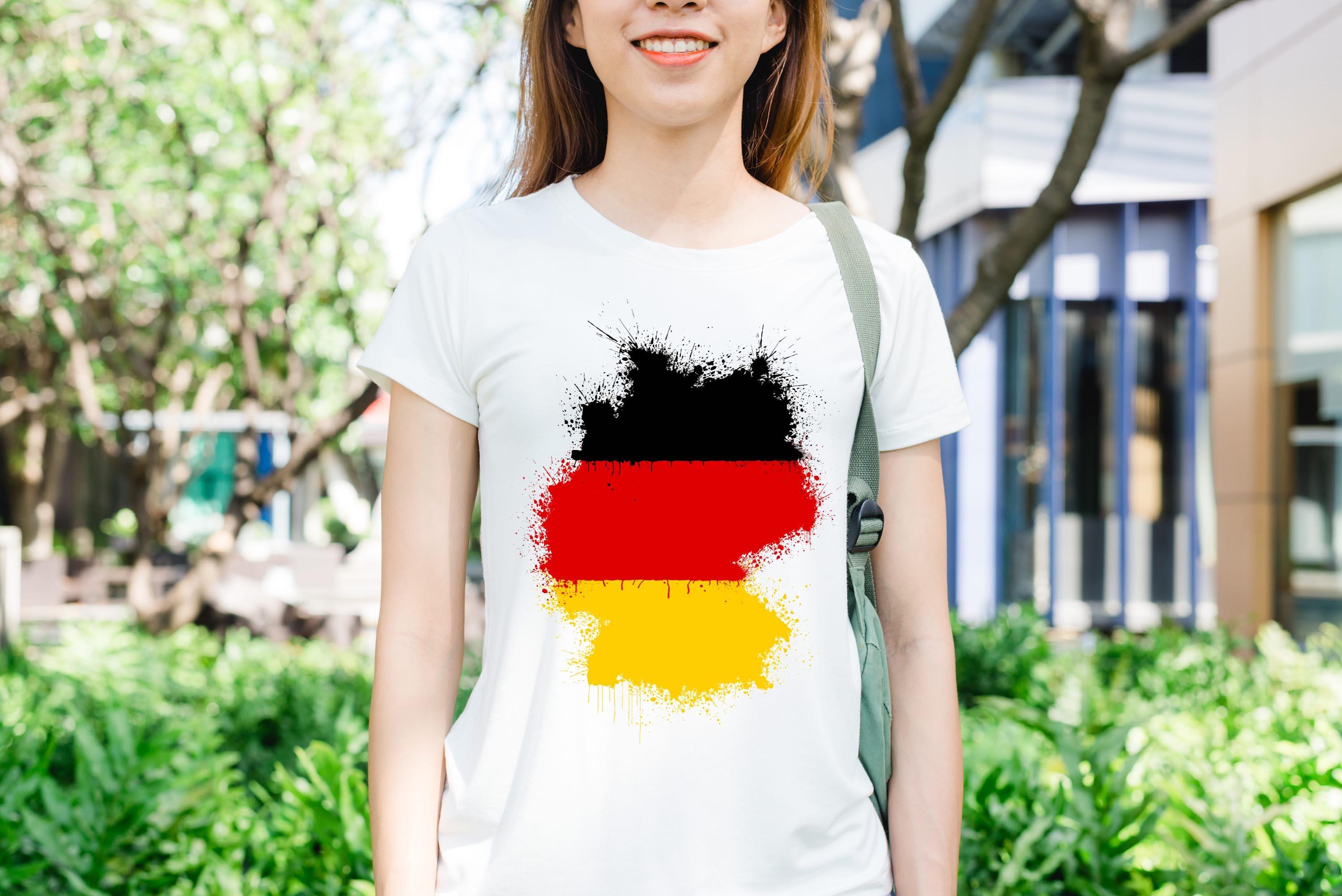 [HCM]Áo thun in hình  lá cờ Germany