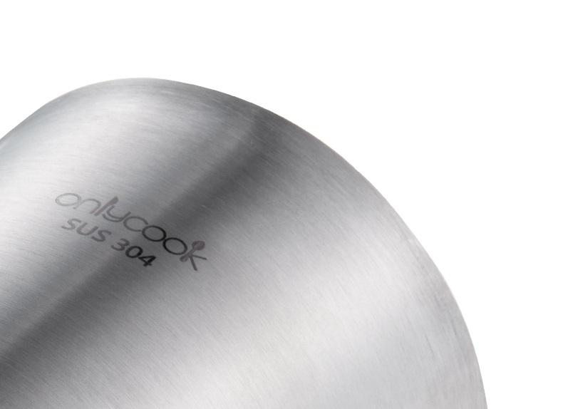 Ly inox mờ 304 có tay cầm - Onlycook