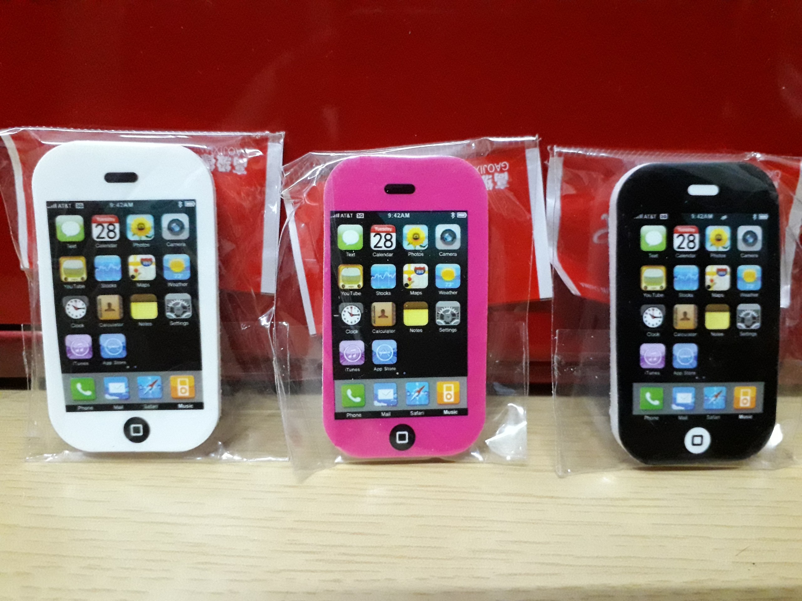 Combo 3 Viên Tẩy Hình Điện Thoại Iphon