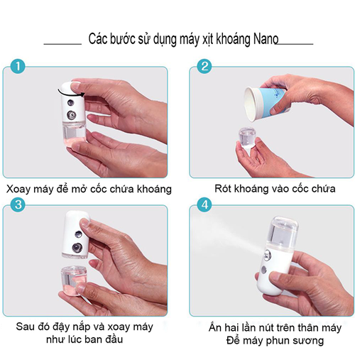 [HCM]MÁY XỊT KHOÁNG PHUN SƯƠNG NANO CẦM TAY