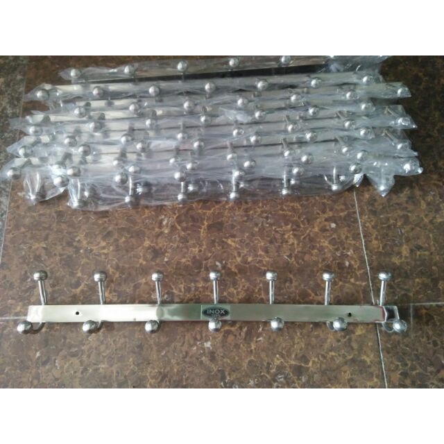 Móc Quần Áo Inox 7 Chấu Kép