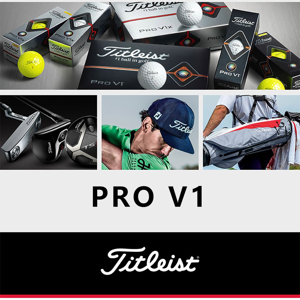 Titleist Golf Pro V1X Titeres 3 Lớp Bốn Bóng Golf 【 12 Viên 1 Hộp 】
