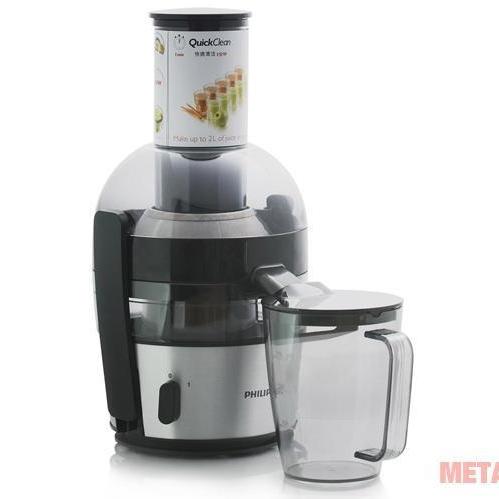 Máy ép trái cây cao cấp Philips HR1863 (Đen) - Hàng nhập khẩu