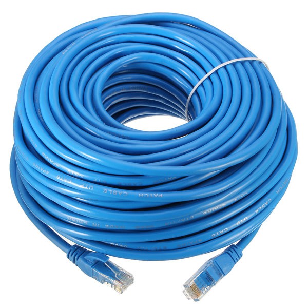 Cáp mạng (Lan) 30 mét đúc sẵn 2 đầu (xanh) Cat5E