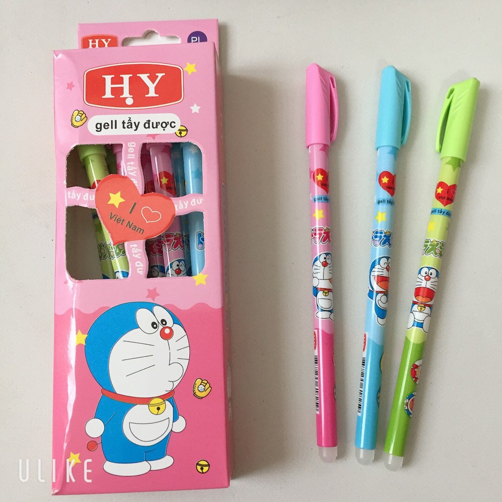 Bộ 3 cây Bút mực nước xoá được mực tím