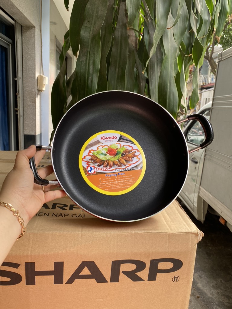Chảo chống dính 2 quai Duxton size 28cm