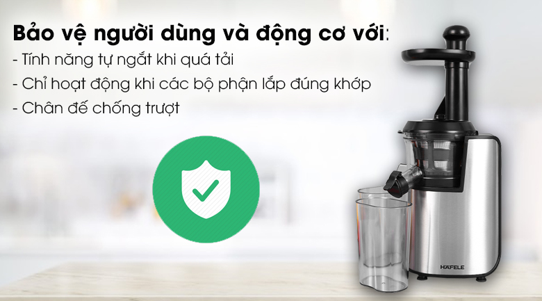 535.43.811 Máy ép chậm Hafele GS-133N