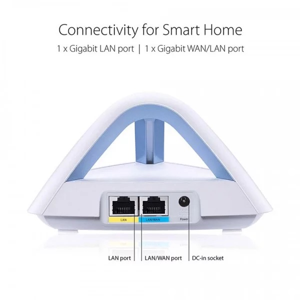 Asus Lyra Trio Router MAP-AC1750 (3PK) (MESH WI-FI)