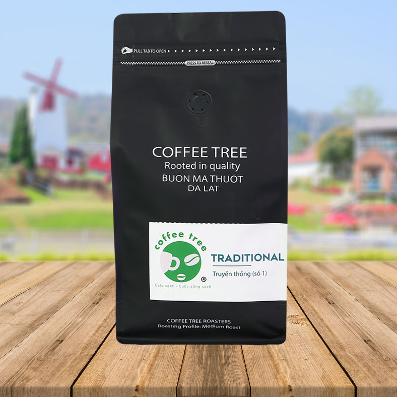 Cafe bột truyền thống số 1 coffee tree gu đậm hương nhẹ