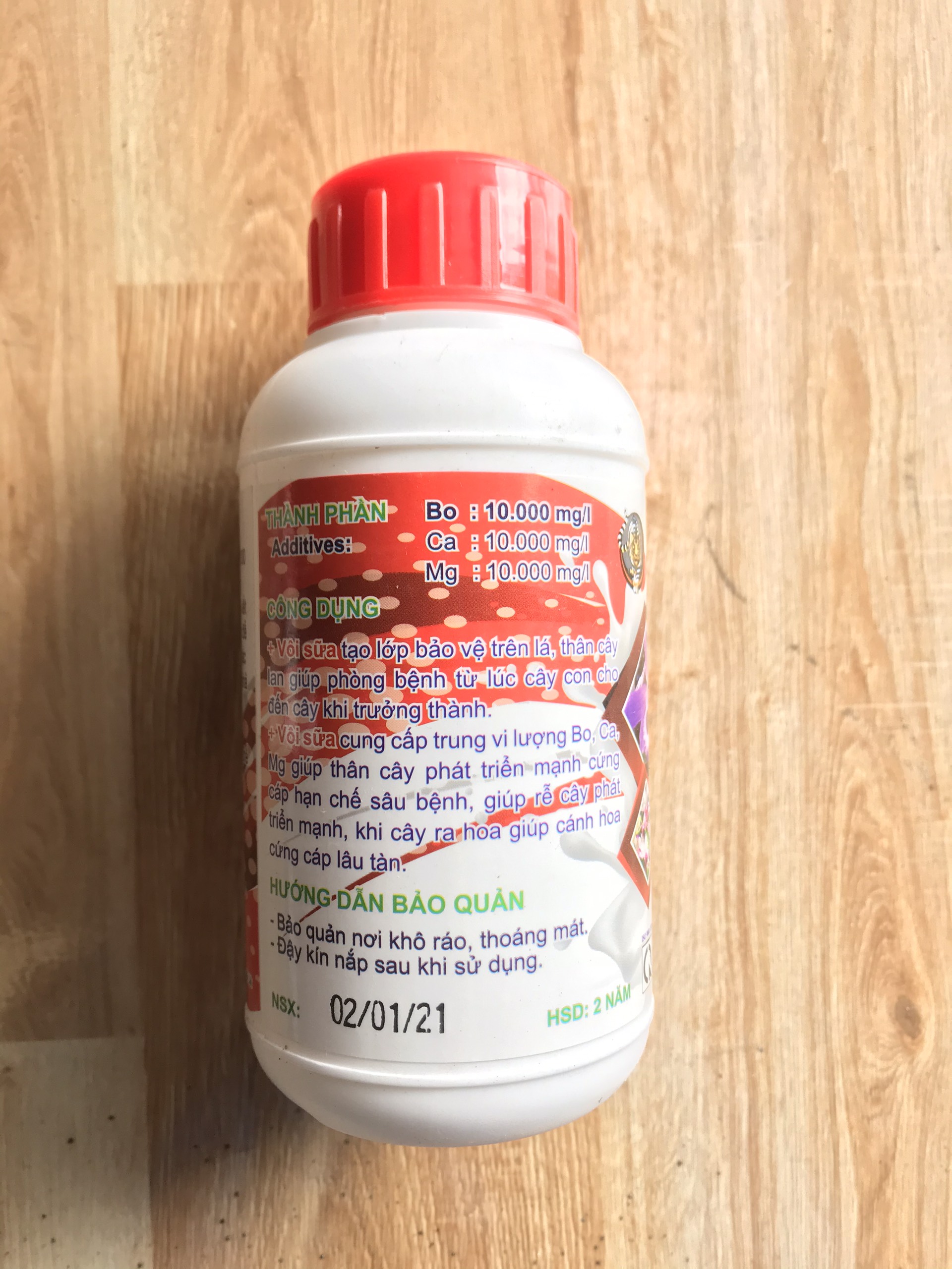 PHÂN BÓN VI LƯỢNG TKS – VÔI SỮA 250ML