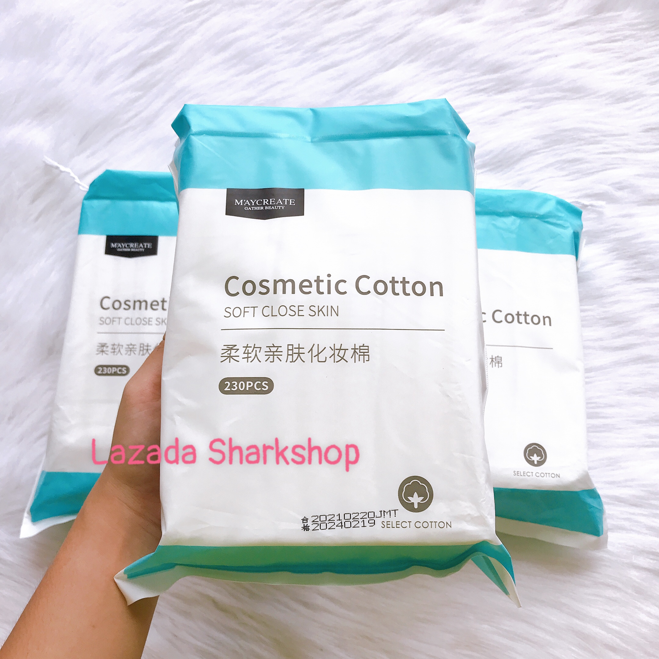 Bông Tẩy Trang Cosmetic Cotton Pad MayCreate 230 miếng