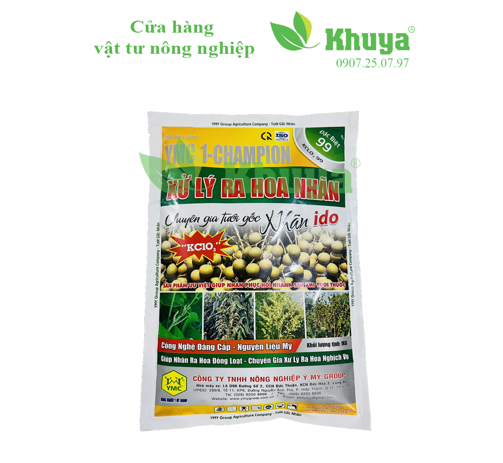 Phân bón Ý Mỹ Xử Lý Ra Hoa Nhãn IDO YMC 1kg