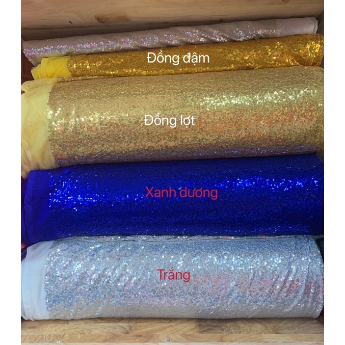 Vải kim sa trang trí tiệc cưới