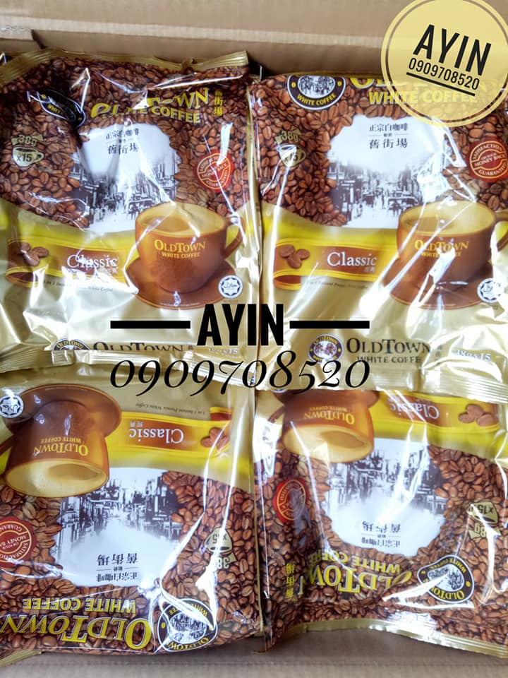 ( Bao Bì Mới ) Cà phê trắng Classic OldTown White Coffee Malaysia