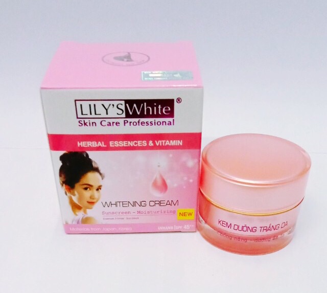 Kem dưỡng trắng da – Thảo dược Lily’s White hồng