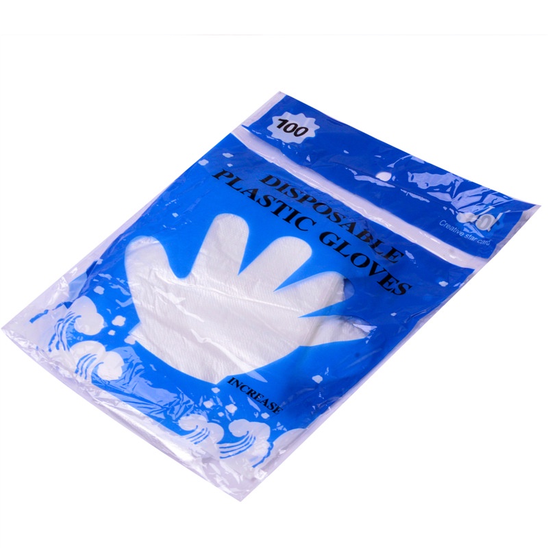 Disposable Nylon Gloves, Bag of 100 Pieces