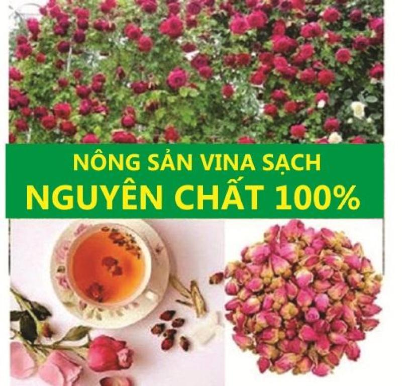 Trà Hoa Hồng 500G - Trà Uống Sáng Da (Tặng 100G Trà Hoa Quả Khác Loại)