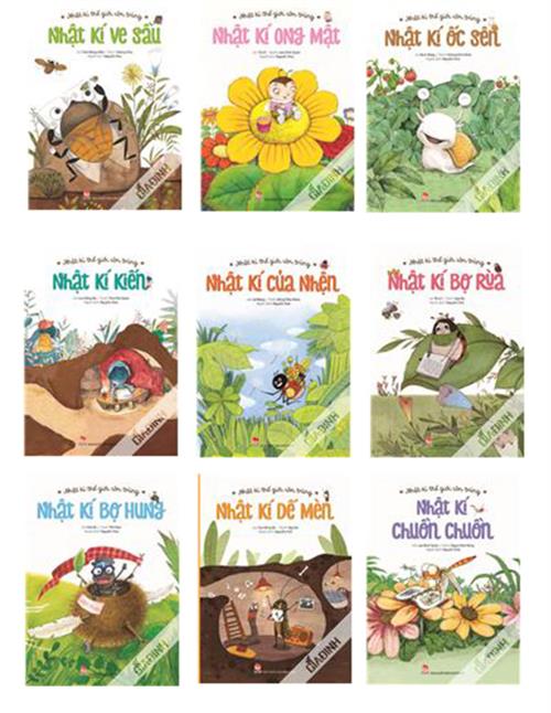Sách - com bo Nhật Kí Thế Giới Côn Trùng