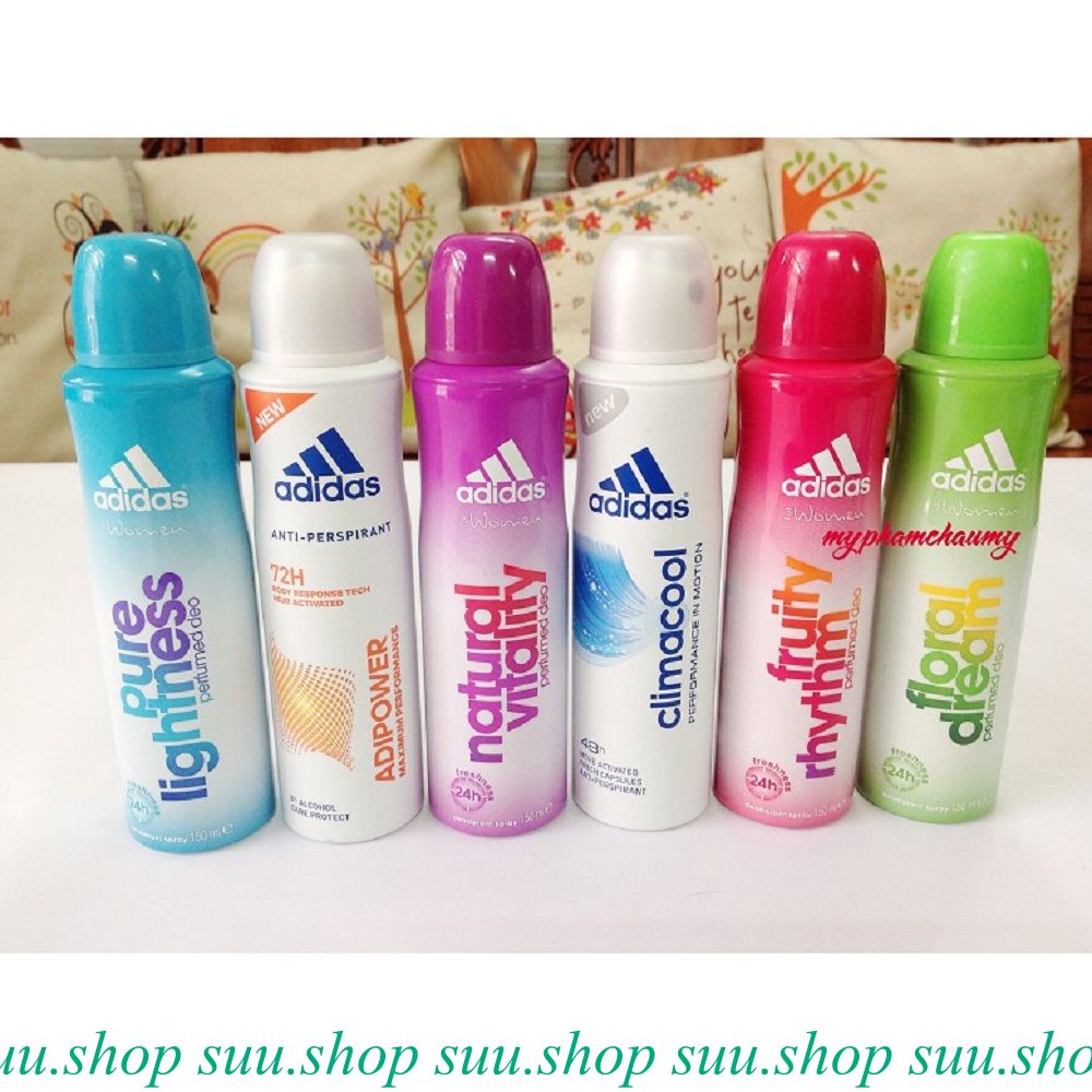 Xịt Khử Mùi Nữ Adidas 150Ml