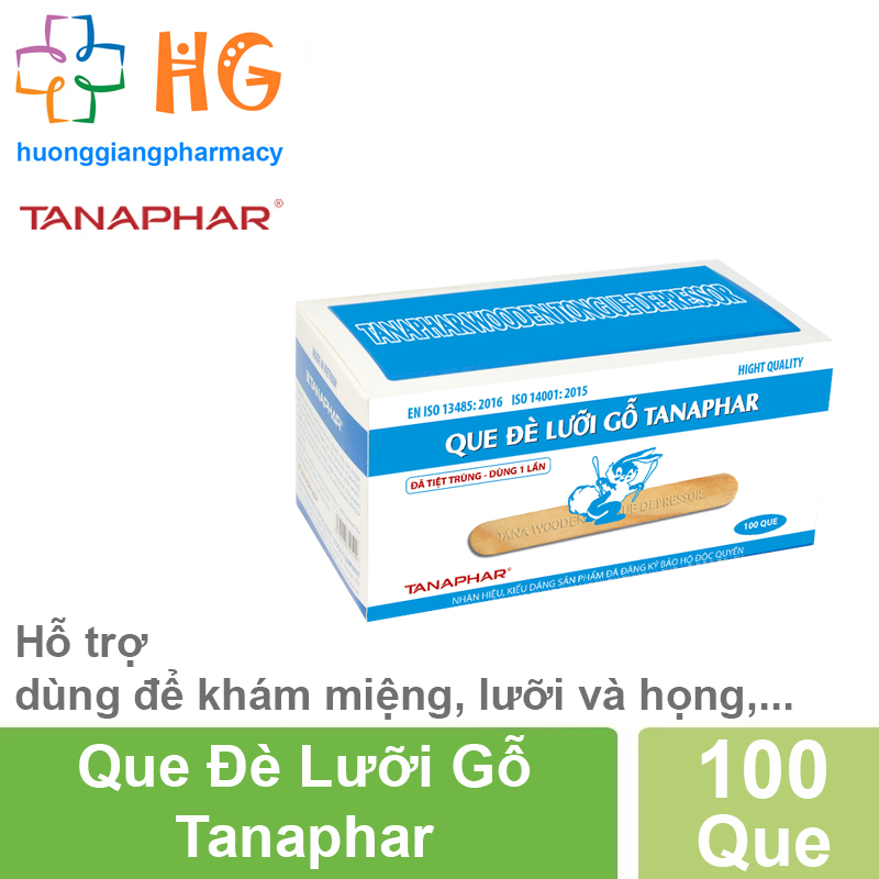 Que đè lưỡi gỗ Tanaphar