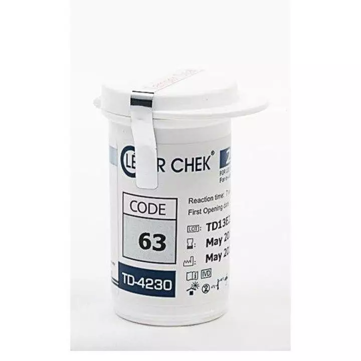 Que thử đường huyết clever chek td 4230 + 25 kim chích máu