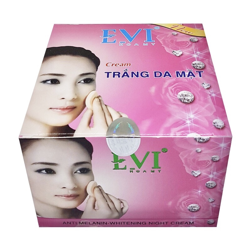 Kem dưỡng trắng da mặt evi 30gr