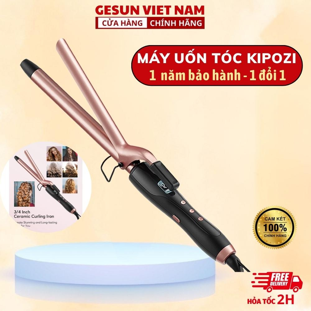 Máy uốn tóc cầm tay KIPOZI thương hiệu Đức, Máy làm xoăn tóc - có màn hình LCD hiển thị nhiệt độ, Máy uốn tóc cầm tay KIPOZI 216B Máy uốn tóc màn LCD hiển thị nhiệt độ và khóa nhiệt độ ,máy nóng nhanh Bảo hành 1 Năm