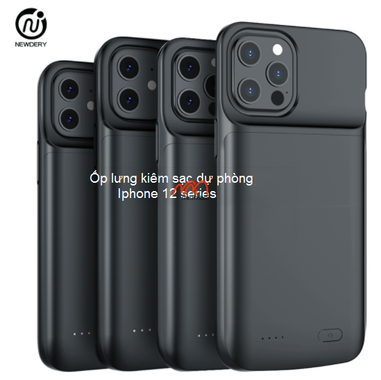 Ốp lưng kiêm sạc dự phòng iPhone 12 mini- 4700mAhhiệu Newdery