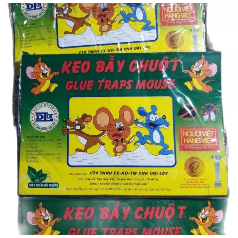 Keo dính chuột siêu dính ( 1 bọc 2 miếng)