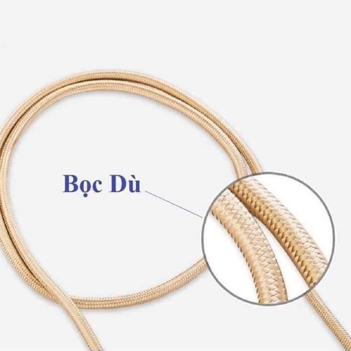 Cáp Sạc Cổng Micro Dây Dù 3m