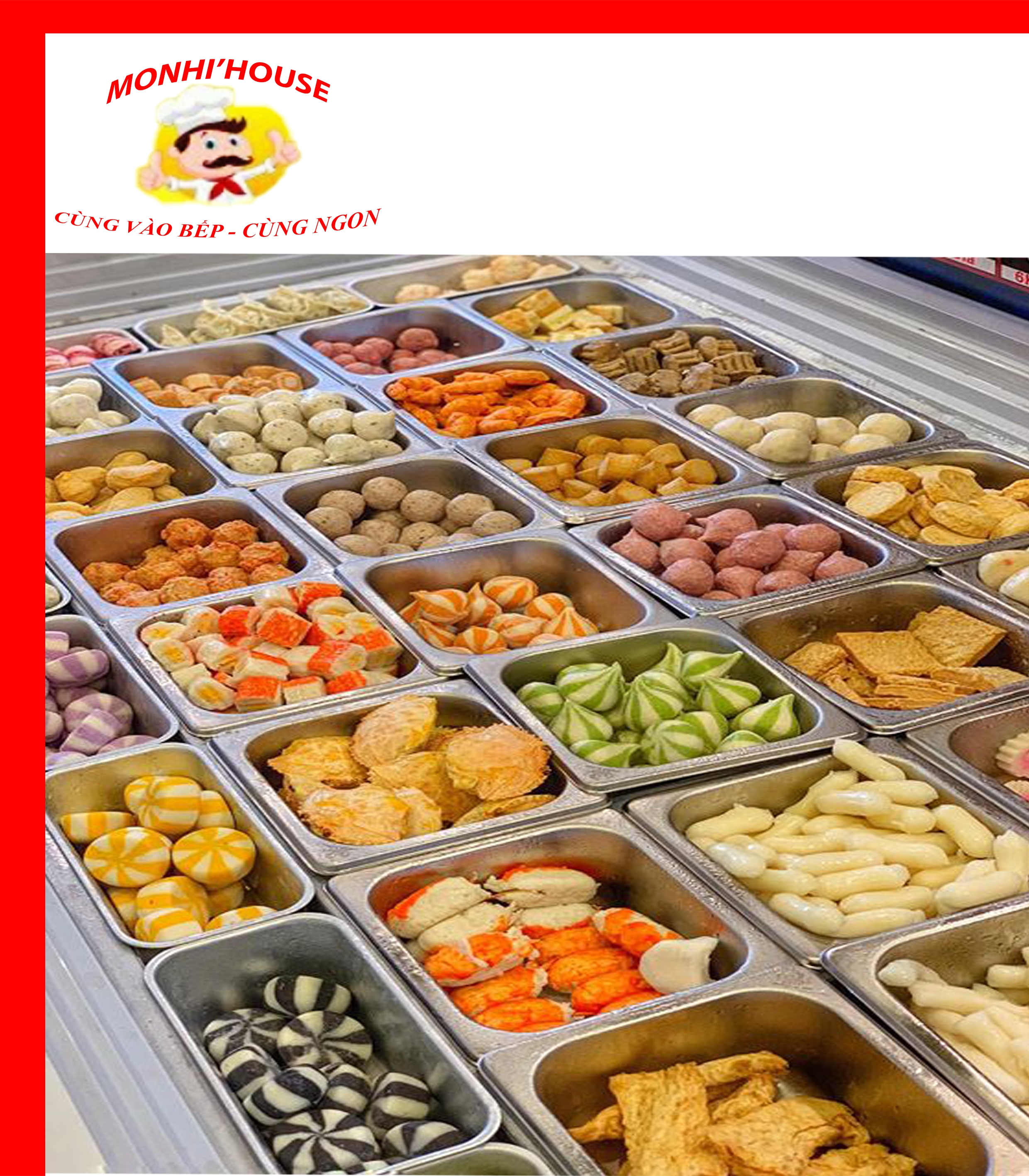 GÓI 400G MIẾNG THẢ LẨU MẶT CƯỜI SURIMI