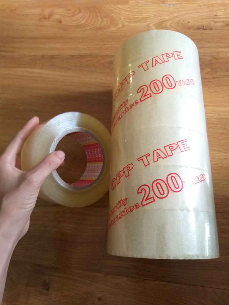6 cuộn Băng keo trong 100 yard/ 200 yard