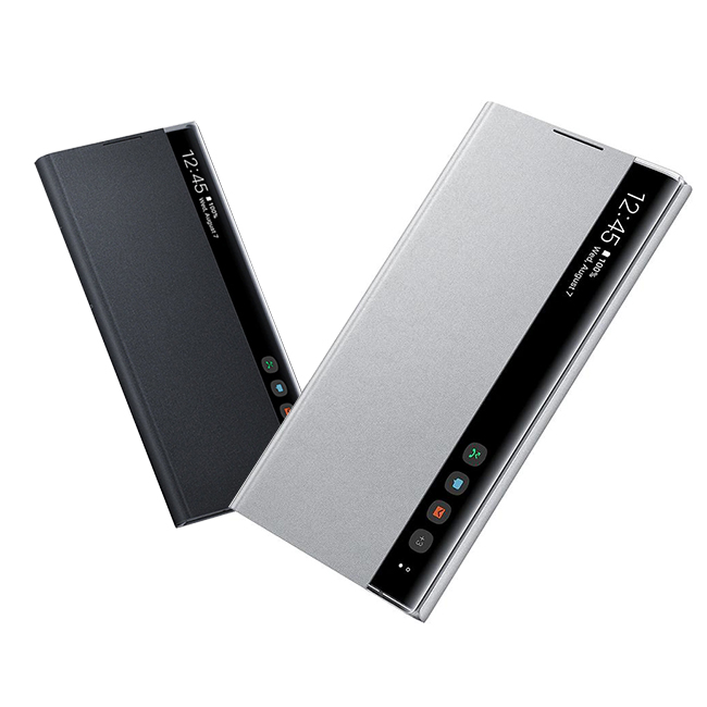 Bao da Clear View Cover samsung Galaxy Note 10 Plus