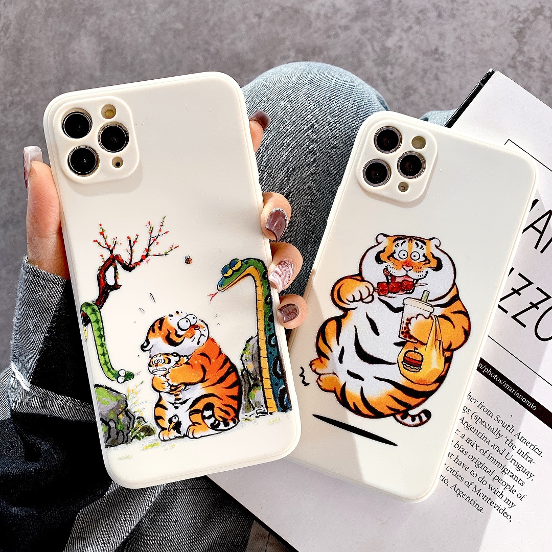 Ốp Lưng Silicon Màu Bảo Vệ Camera Tiger