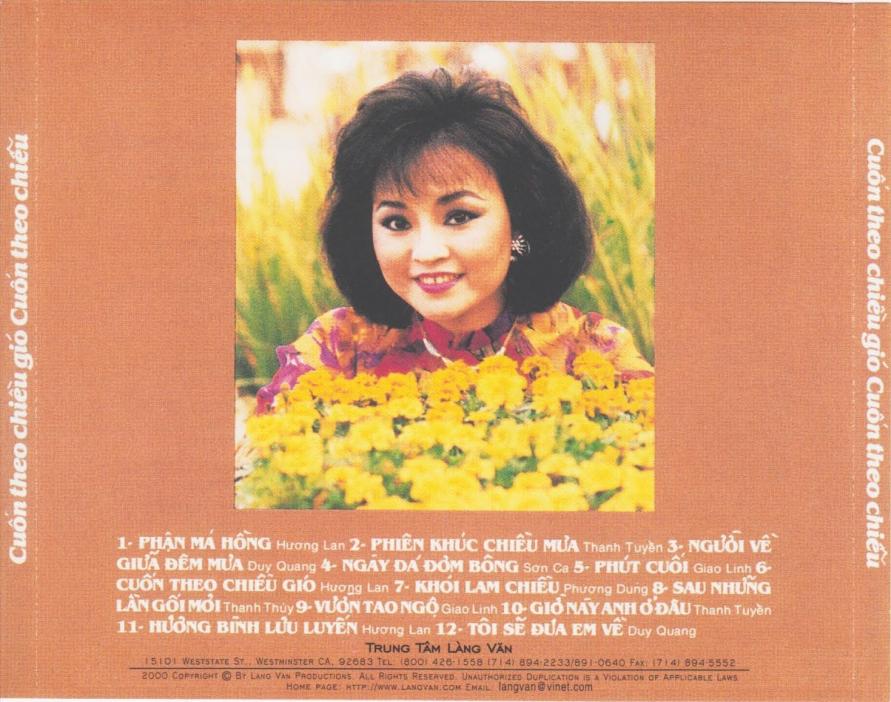 Bộ 6 đĩa cd nhạc Làng văn 1