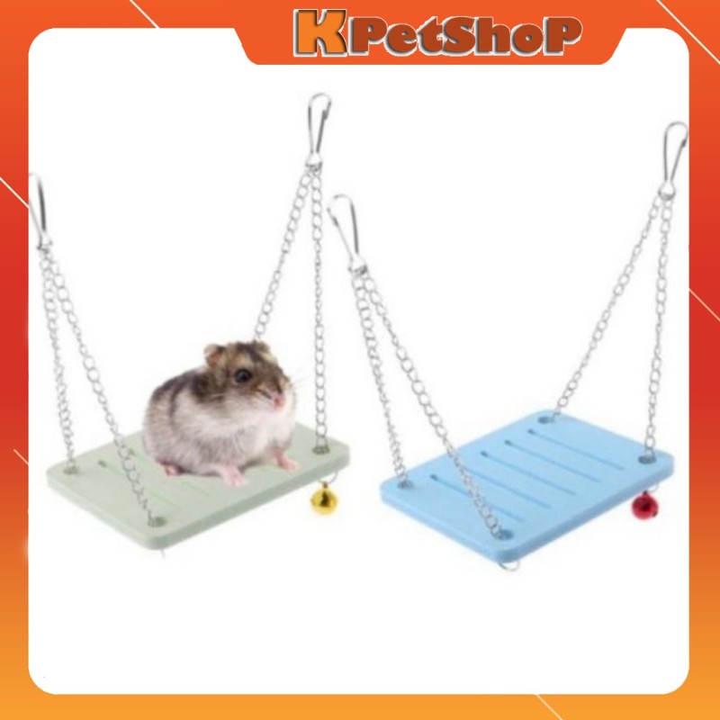 Xích đu đồ chơi cho Hamster, Sóc Bay Úc... - Xanh biển