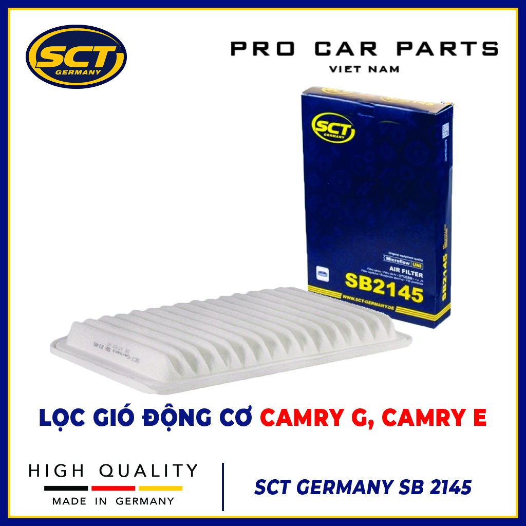 Lọc gió động cơ camry g 2.4, camry e 2.0, camry g 2.5 sct germany sb 2145