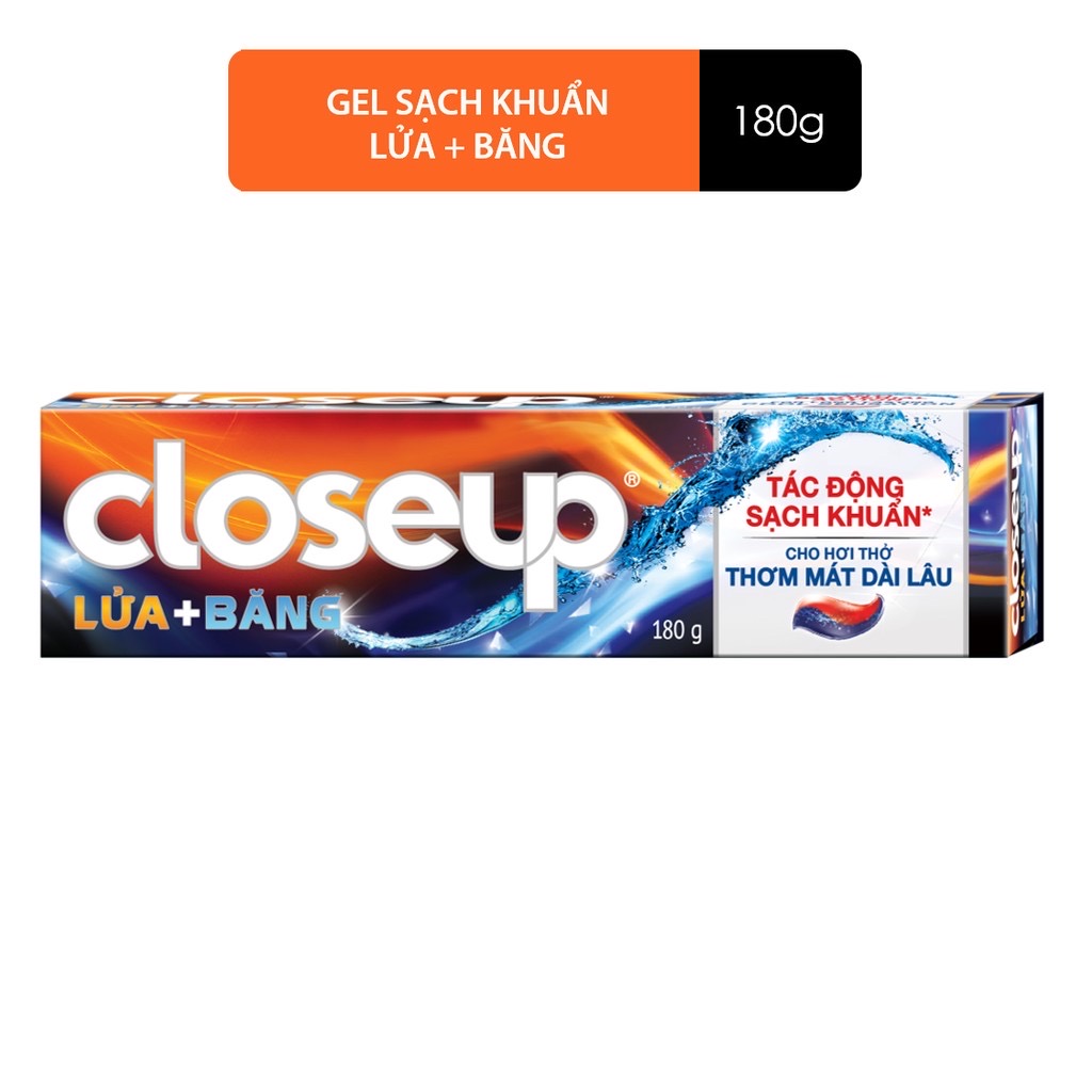 Kem đánh răng Closeup 180gr &. 230gr ( các loại hương vị)