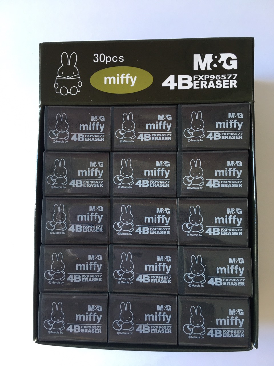 Gôm Đen Thỏ M&G Miffy - 1 Cục