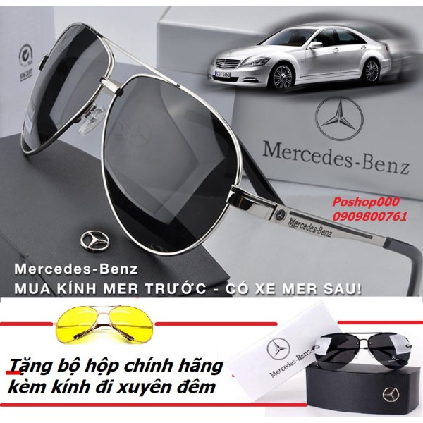 Giá bán MẮT KÍNH NAM  CAO CẤP MERCEDES BENZ 737 FULLBOX TẶNG KÍNH ĐI ĐÊM HOT TREND