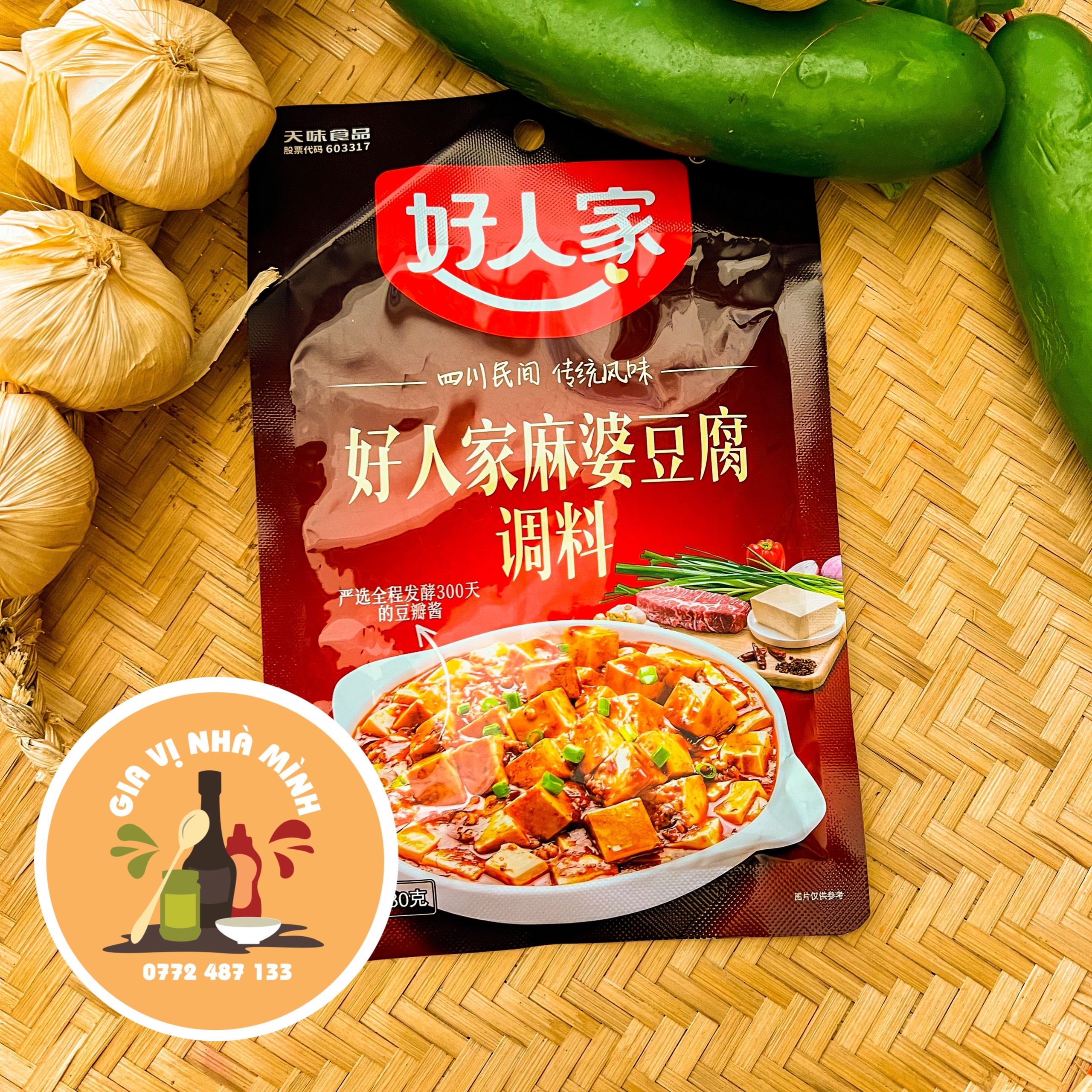 Sốt đậu hủ tứ xuyên mapo cay tê thượng hạng - gói 80gr