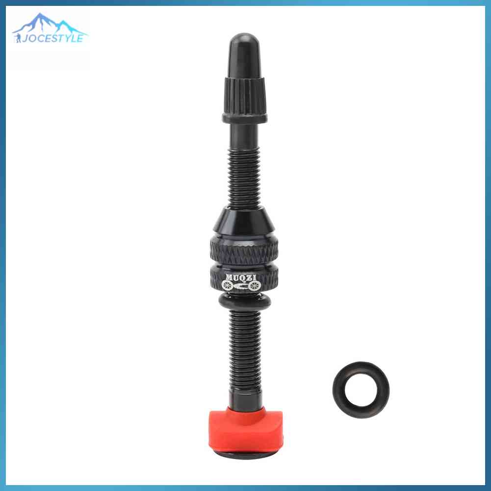 MUQZI Alloy Tubeless Road Bike Bicycle Presta Valve Stem with Plastic Cap