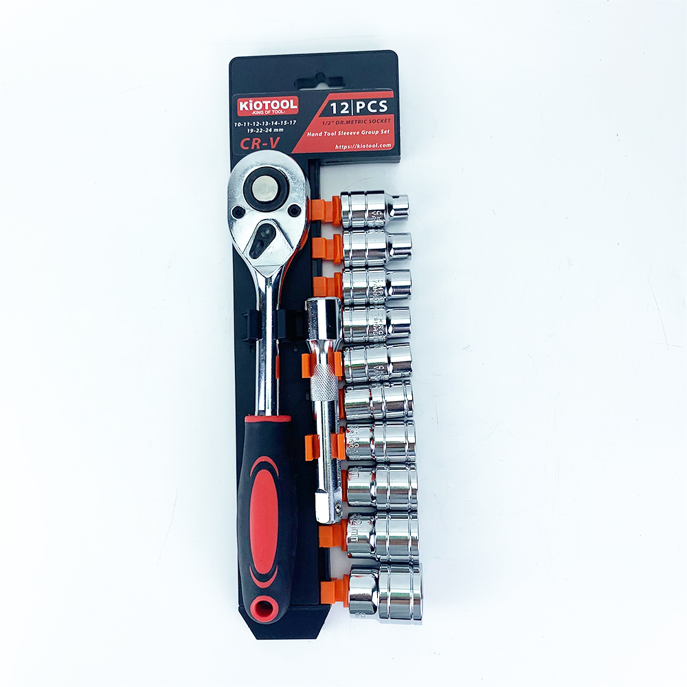 Bộ Dụng Cụ,Bộ Tuýp Xiết Mở Ốc 12pcs Kiotool