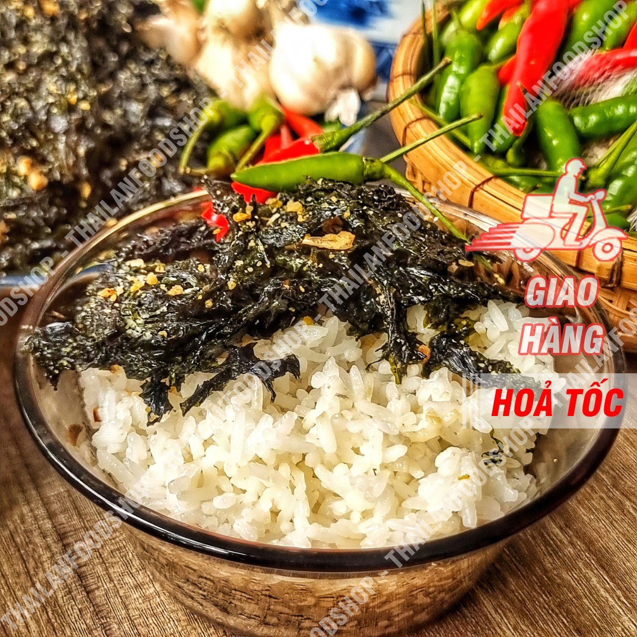 Rong Biển Cháy Tỏi - Lon 250gr