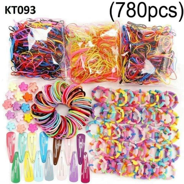 SET BUỘC TÓC, KẸP TÓC 780 CHI TIẾT CHO BÉ