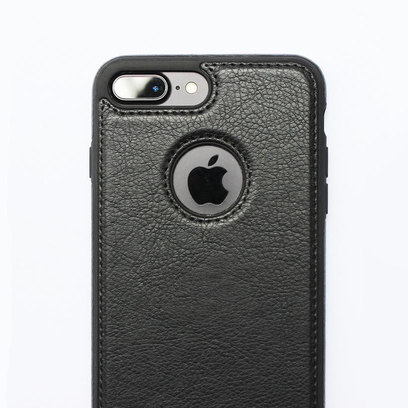 (Màu đen) Ốp lưng da iPhone 7 Plus - IP 7 Plus - PS CASE phân phối
