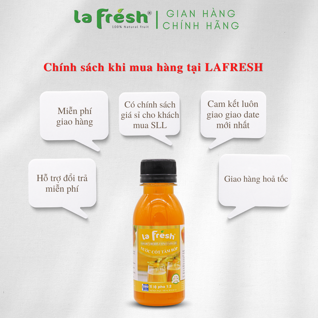 Nước cốt Tầm bóp Lafresh chai 100ml