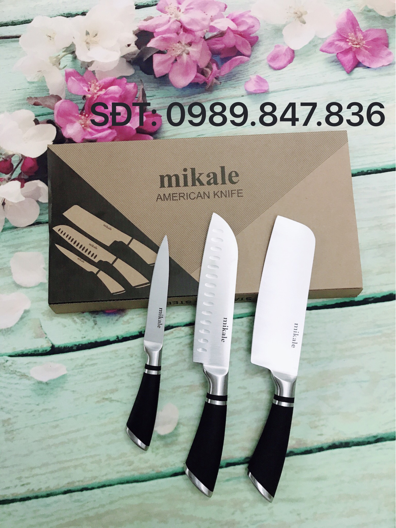 Set 3 dao làm bếp MIKALE Nhật Bản