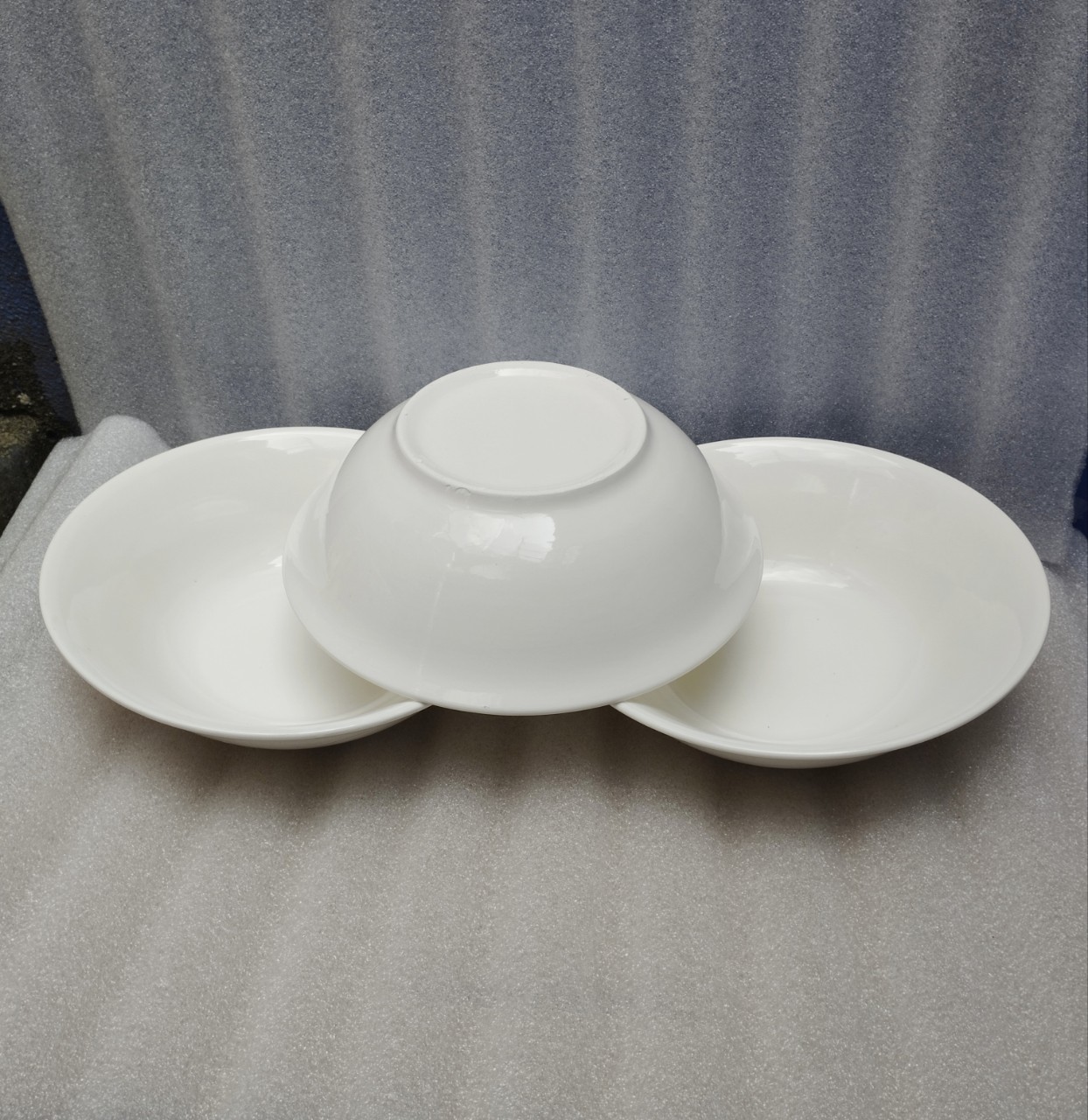 Tô sứ loe Hoa Trà Xanh Tô sứ loe trắng nhiều size 15cm 20cm - MUA 4 CÁI TẶNG 1 CÁI CÙNG LOẠI